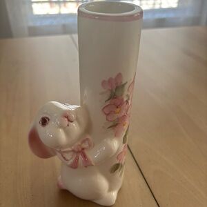 EASTER!! Vintage FTD Weiss-Brazil Ceramic Bunny Vase. Good Condition. 1980’s